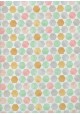 Les hexagones ton pastel (50x70)