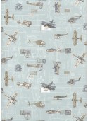 "Planche rétro" l'aviation (50x70)