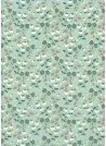 "Botanica" petits bouquets ambiance menthe (50x70)