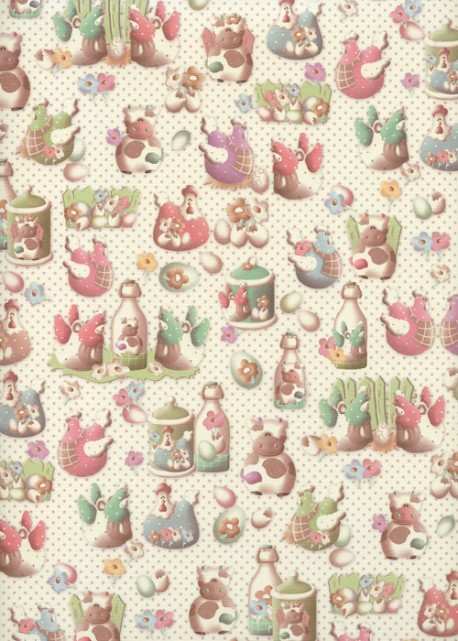 Le petit déjeuner des poulettes (50x70)