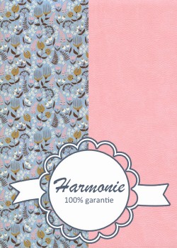 HARMONIE DUO "Botanica" floral beige et rose