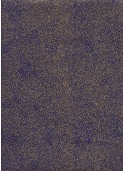 Papier lokta moucheté or fond bleu vif (50x75)
