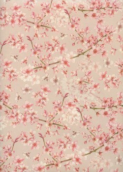 Les fleurs de cerisier ambiance rose (70x100)