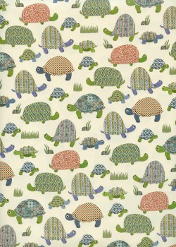Les tortues en patchwork (70x100)