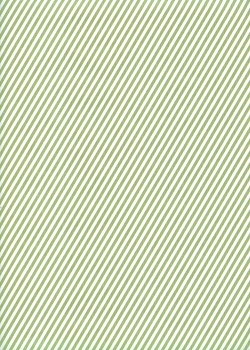 "Kraft fantaisie" rayures diagonales vertes fond blanc (70x100)