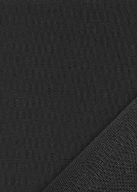 Toile enduite "Milano" noire (50x100)