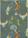 Peter Pan fond bleu (50x68)