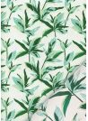 Feuillage ambiance verte sur fond blanc (50x70)