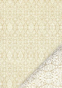 Miniature doré fond ivoire (50x70)