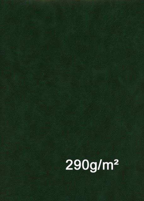 Papier imitation cuir "lisse" vert foncé 290g/m² (50X65)