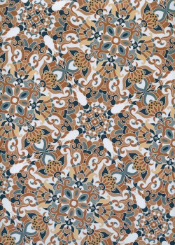 Mosaique ambiance brune (68,5x98)