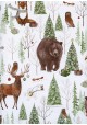 Les animaux de la foret de Noël (68x98)