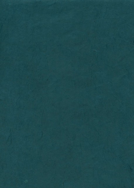Papier lokta bleu canard (50x75)