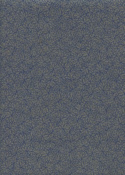 Papier lokta jungle bleu fond olive (50x75)