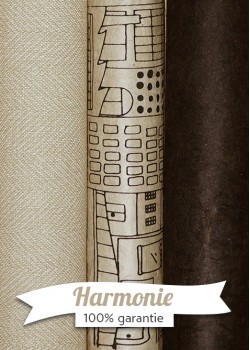 HARMONIE TRIO le village fond beige foncé