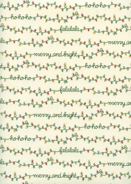 Guirlandes d'écritures de noël (70x100)