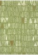 Planche de sapins fond vert amande (70x100)
