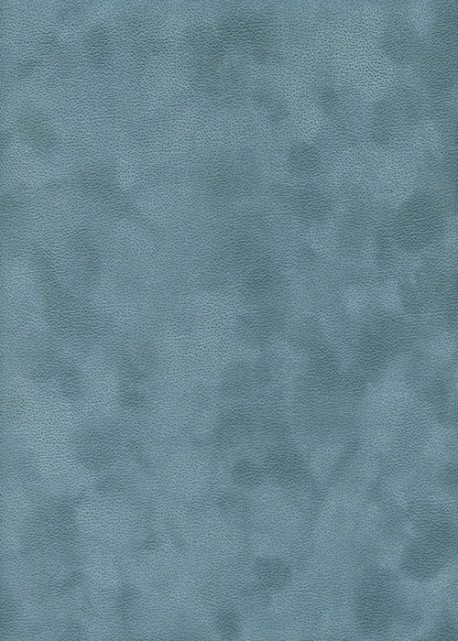 Simili cuir velours Zeste bleu pompadour (70x100)