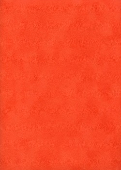 Simili cuir velours Zeste orange (70x100)