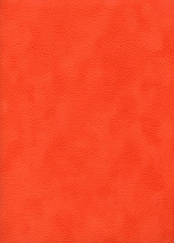 Simili cuir velours Zeste orange (70x100)