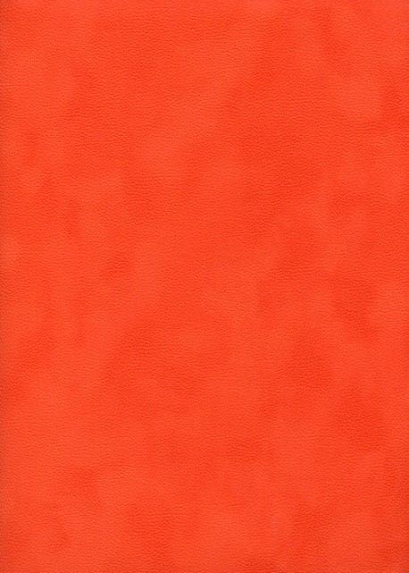 Simili cuir velours Zeste orange (70x100)