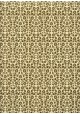 "Varese" fleurs marrons fond crème (50x70)