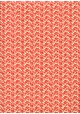 "Varese" guirlandes de feuilles rouges fond crème (50x70)