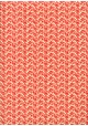 "Varese" guirlandes de feuilles rouges fond crème (50x70)