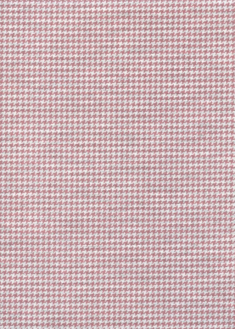 "Toile enduite" Pied de poule rose (48x100)