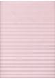 "Toile enduite" Rayures roses fond blanc (48x100)
