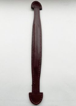 Poignée cuir bordeaux avec renfort (26cm x 3cm)