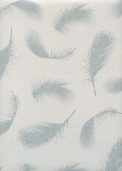 Les plumes grises ambiance nacrée (68x98)