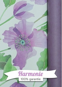 HARMONIE DUO fleurs mauves