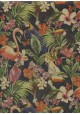 Décor tropical fond noir (49x70)