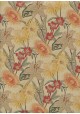 Planche de fleurs fond beige (50x70)