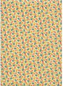 "Liberty" tulipes fond crème (50x70)