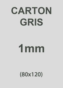 Carton gris 1mmm (80x120)