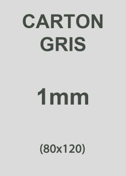 Carton gris 1mmm (80x120)