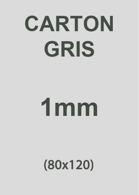Carton gris 1mmm (80x120)