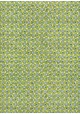 Petites fleurs bleues fond vert anis (70x100)