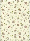 "Fiori" pourpre réhaussé or (70x100)