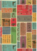 Planche d'outils fond coloré (50x70)