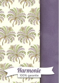 HARMONIE DUO Savone vert et mauve réhaussé or