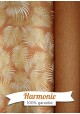 HARMONIE DUO Palmes d'or fond ivoire