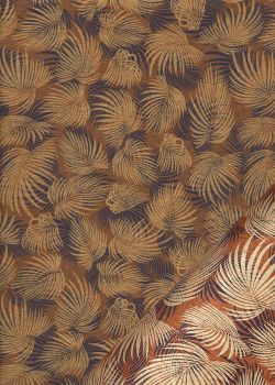 "Palme d'or" fond bleu marine (50x70)