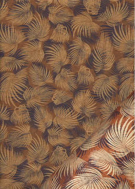 "Palme d'or" fond bleu marine (50x70)