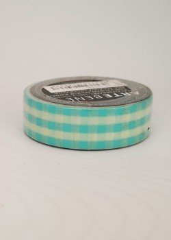 Masking tape bicolore bleu et vert