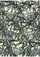 Papier lokta forêt de bambous ambiance gris bleu (50x75)