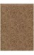 Simili cuir "Damas" (28x71) dentelle mat marron 