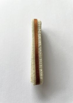 Ruban décoratif beige et brun (L:2m / l:1cm)